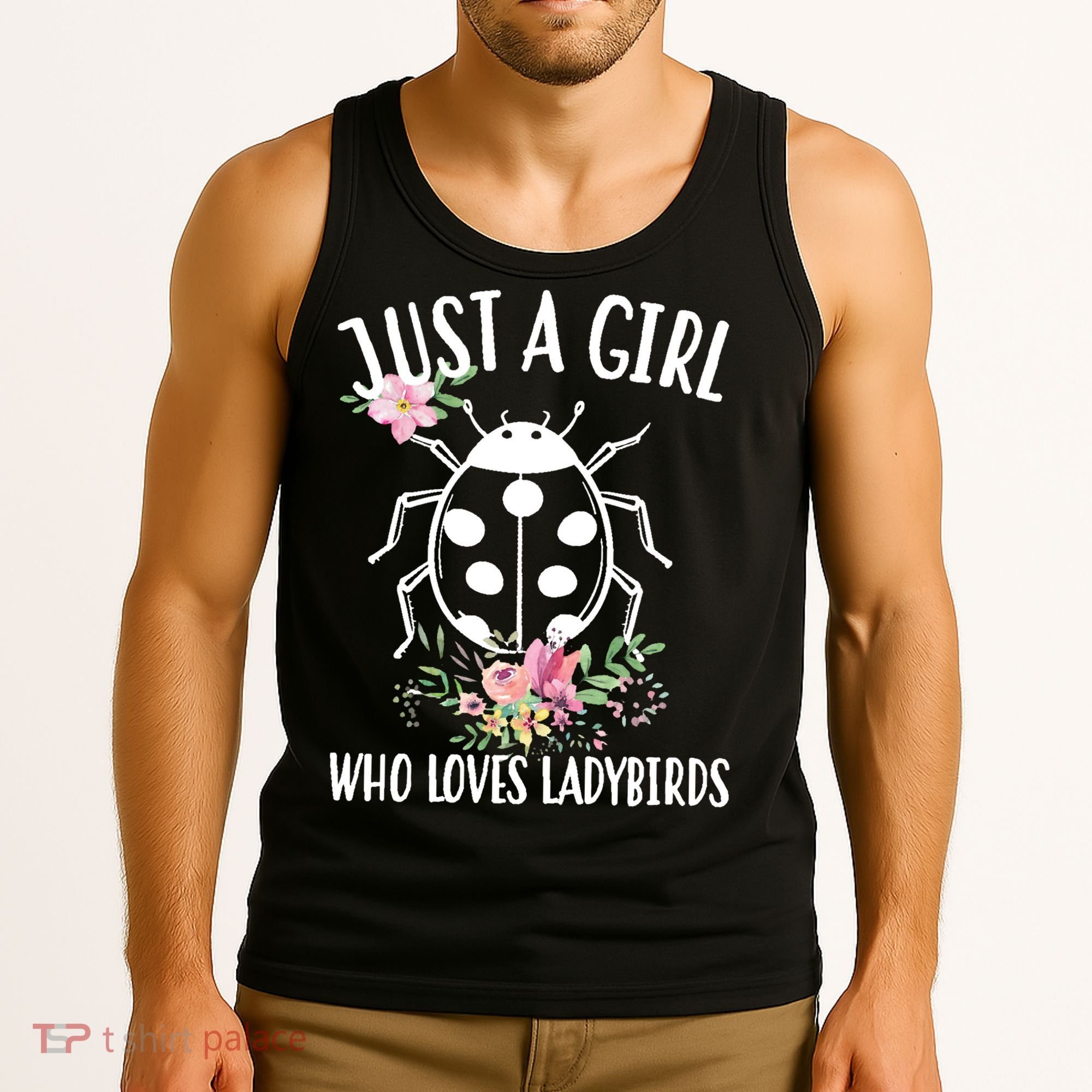 Just A Girl Who Loves Ladybugs Tank Top