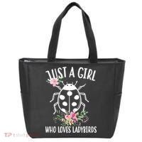 Just A Girl Who Loves Ladybugs Tote Bag thumb 0