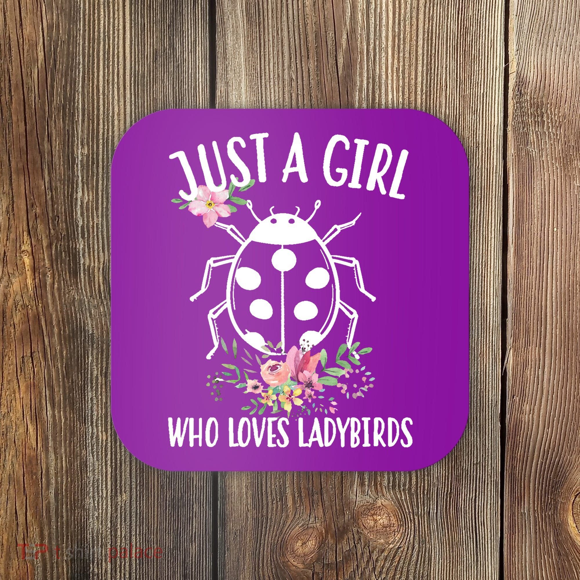 Just A Girl Who Loves Ladybugs Coaster