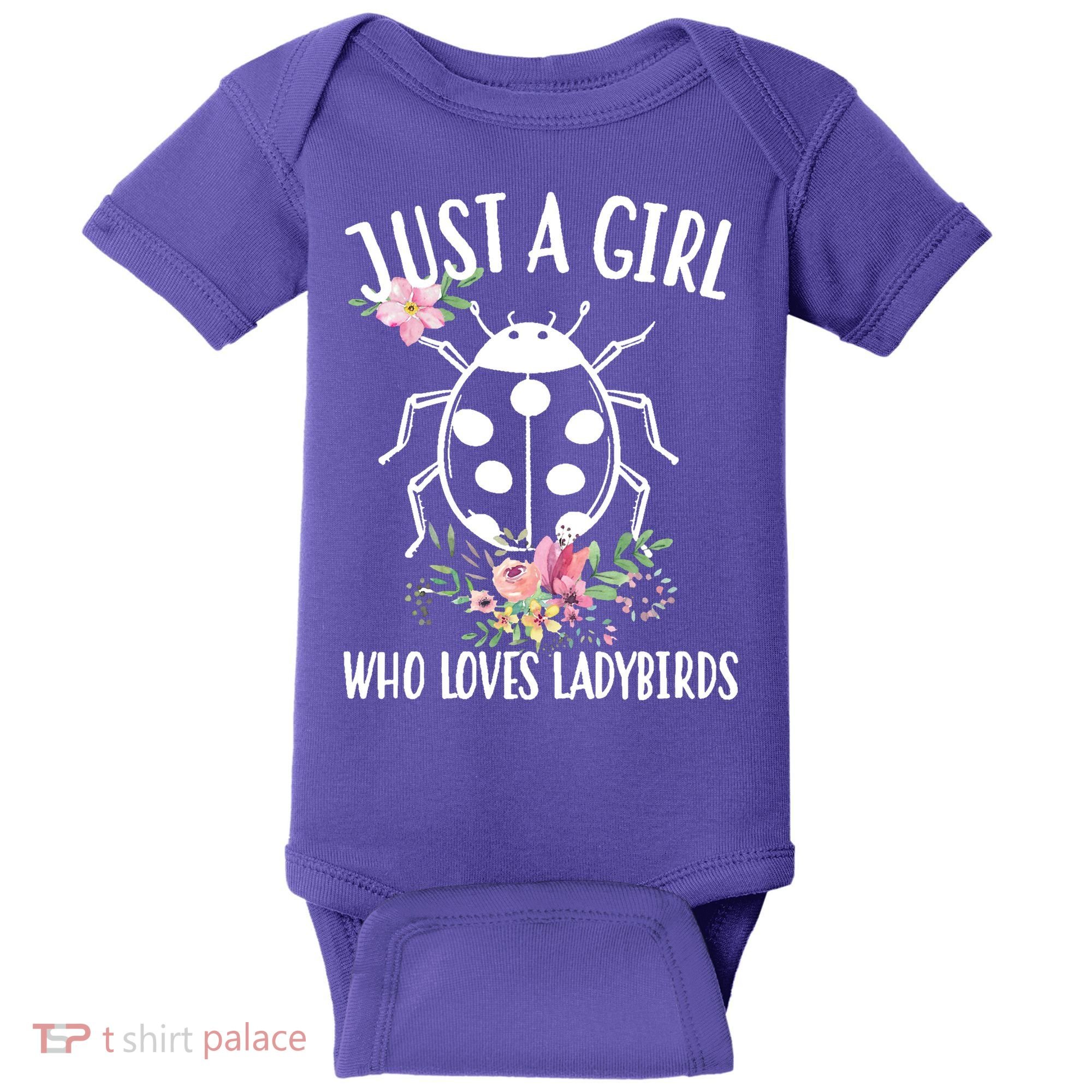 Just A Girl Who Loves Ladybugs Baby Bodysuit