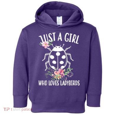Just A Girl Who Loves Ladybugs Toddler Hoodie
