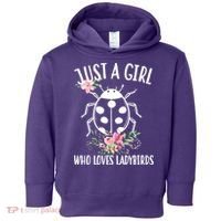 Just A Girl Who Loves Ladybugs Toddler Hoodie thumb 0