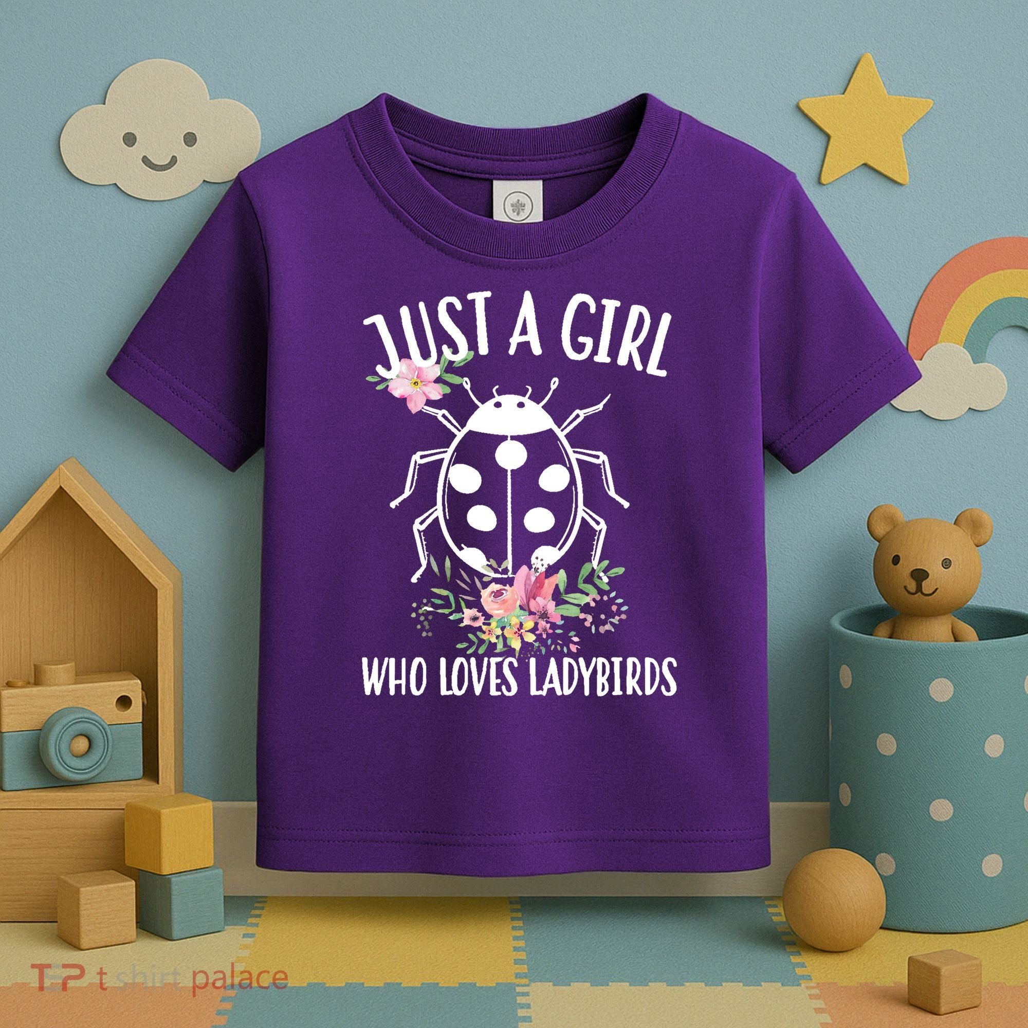 Just A Girl Who Loves Ladybugs Toddler T-Shirt