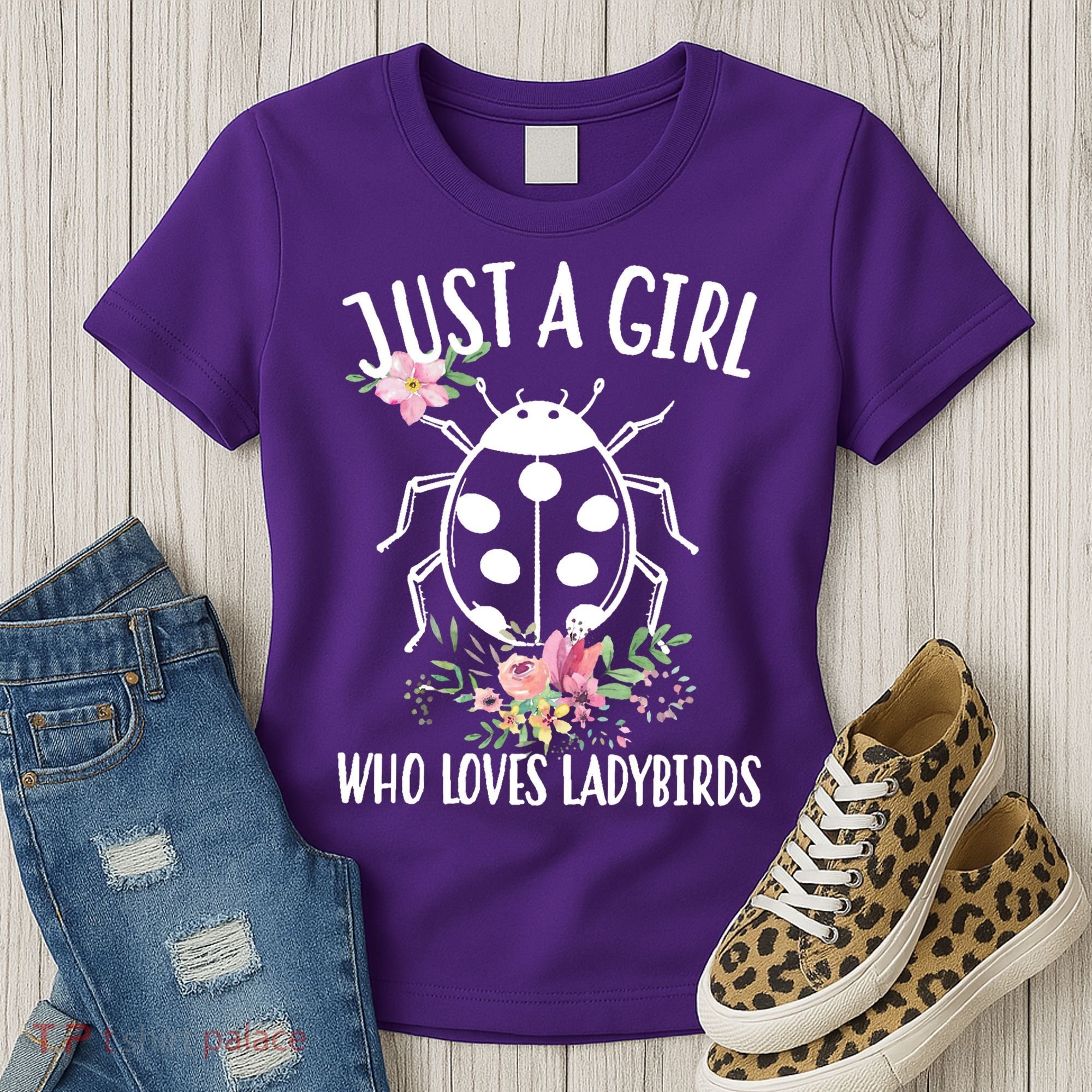 Just A Girl Who Loves Ladybugs Women's T-Shirt
