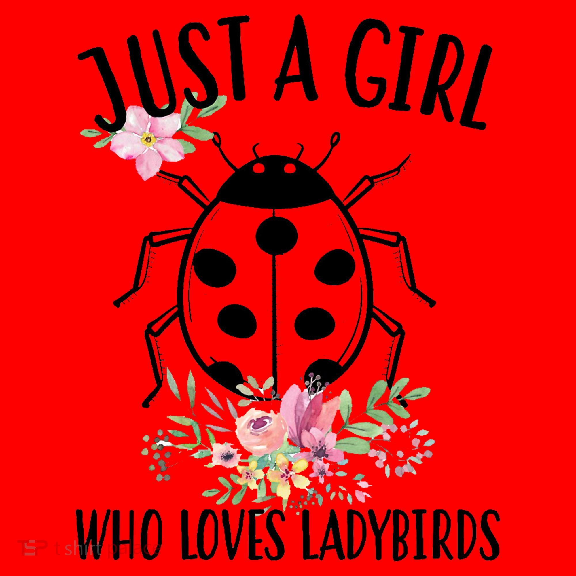Just A Girl Who Loves Ladybugs Santa Hat