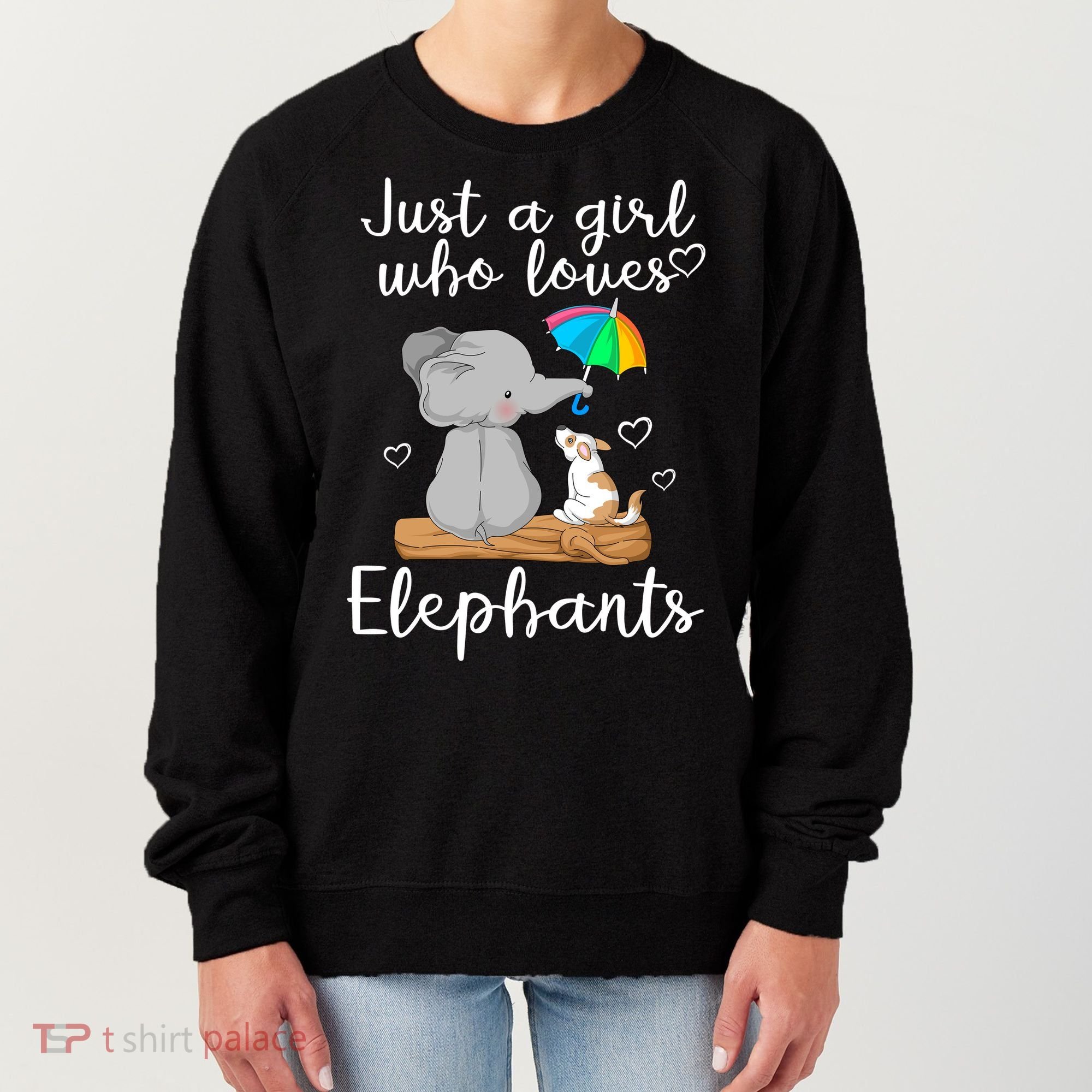 Just A Girl Who Loves Elephants Women's Sweatshirt