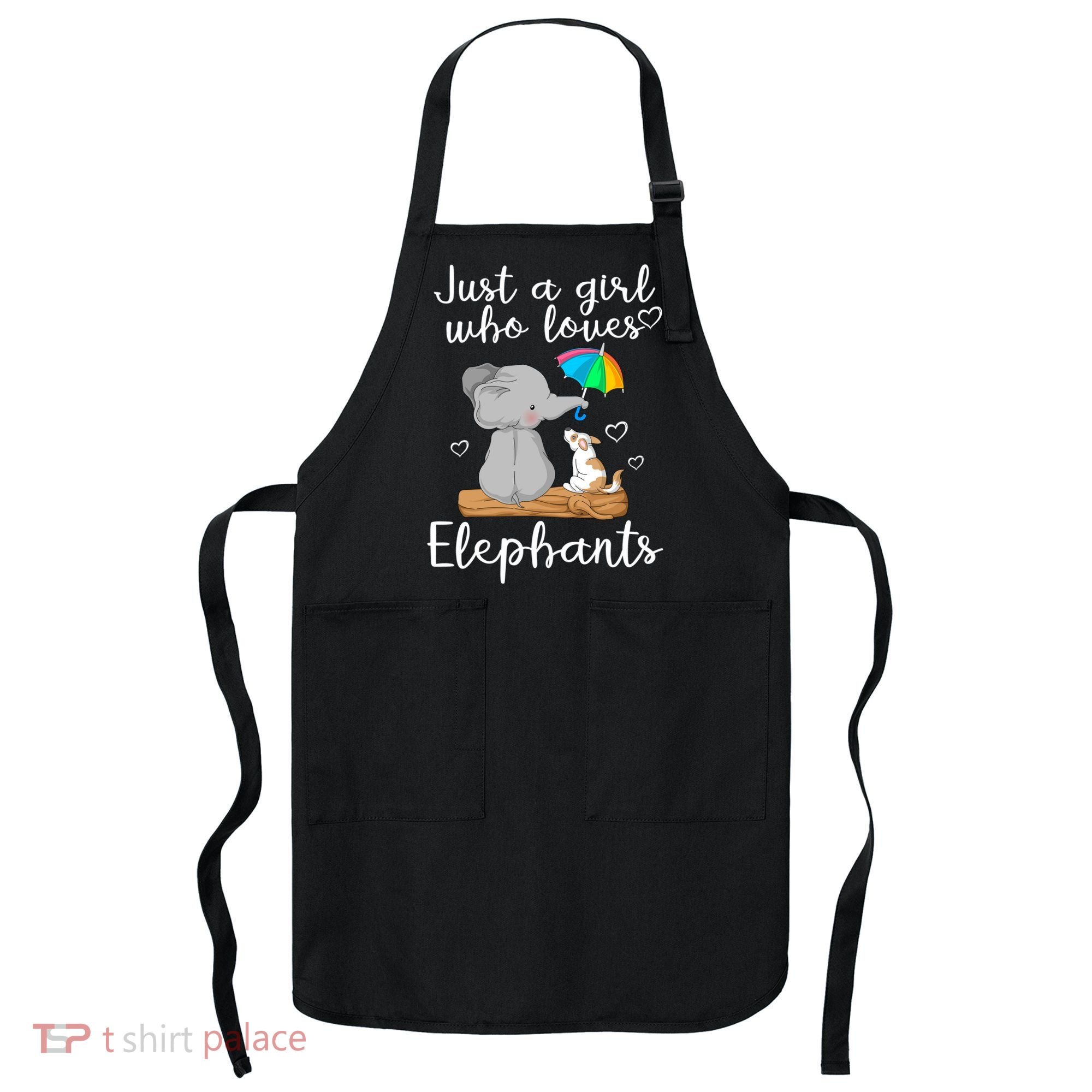 Just A Girl Who Loves Elephants Apron
