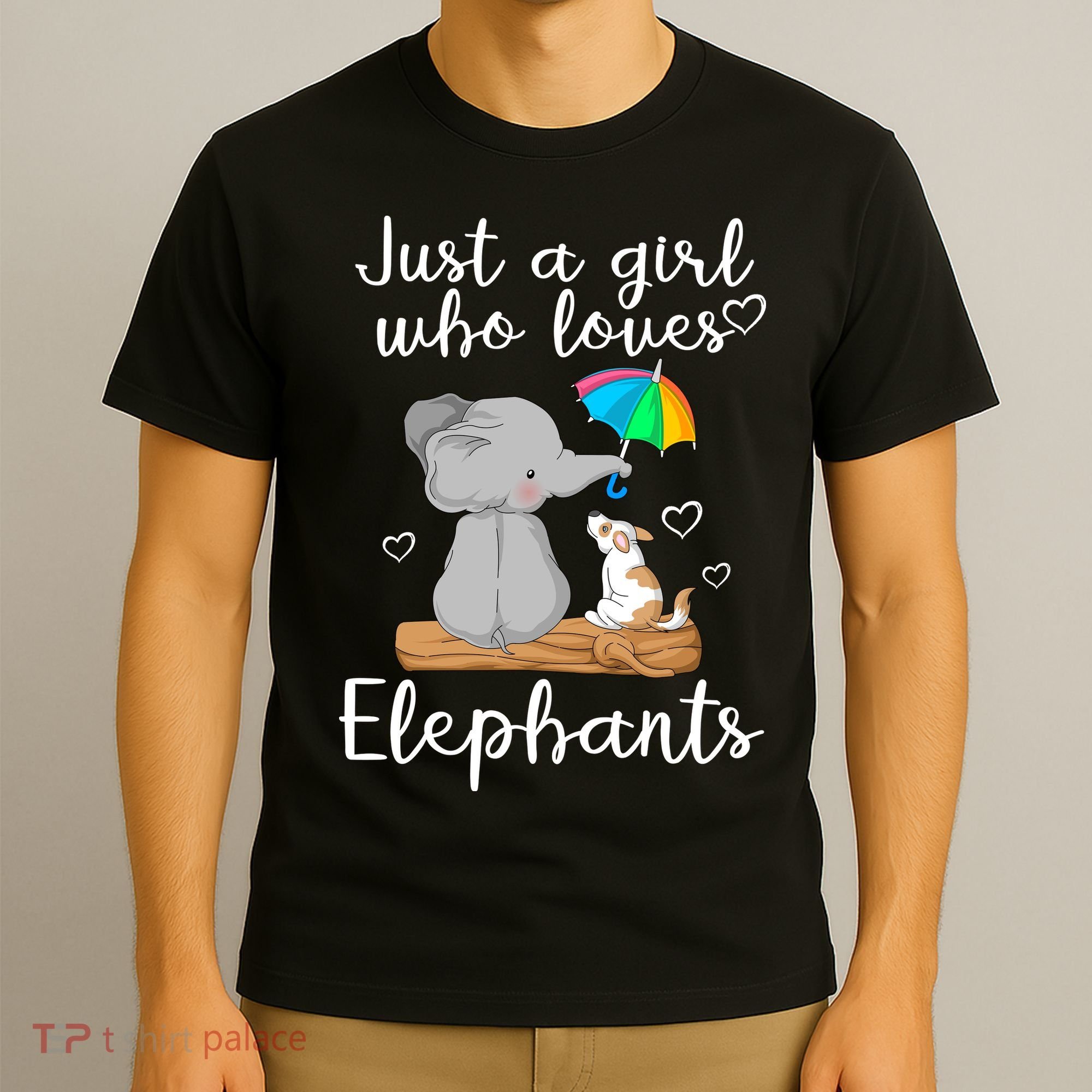 Just A Girl Who Loves Elephants T-Shirt