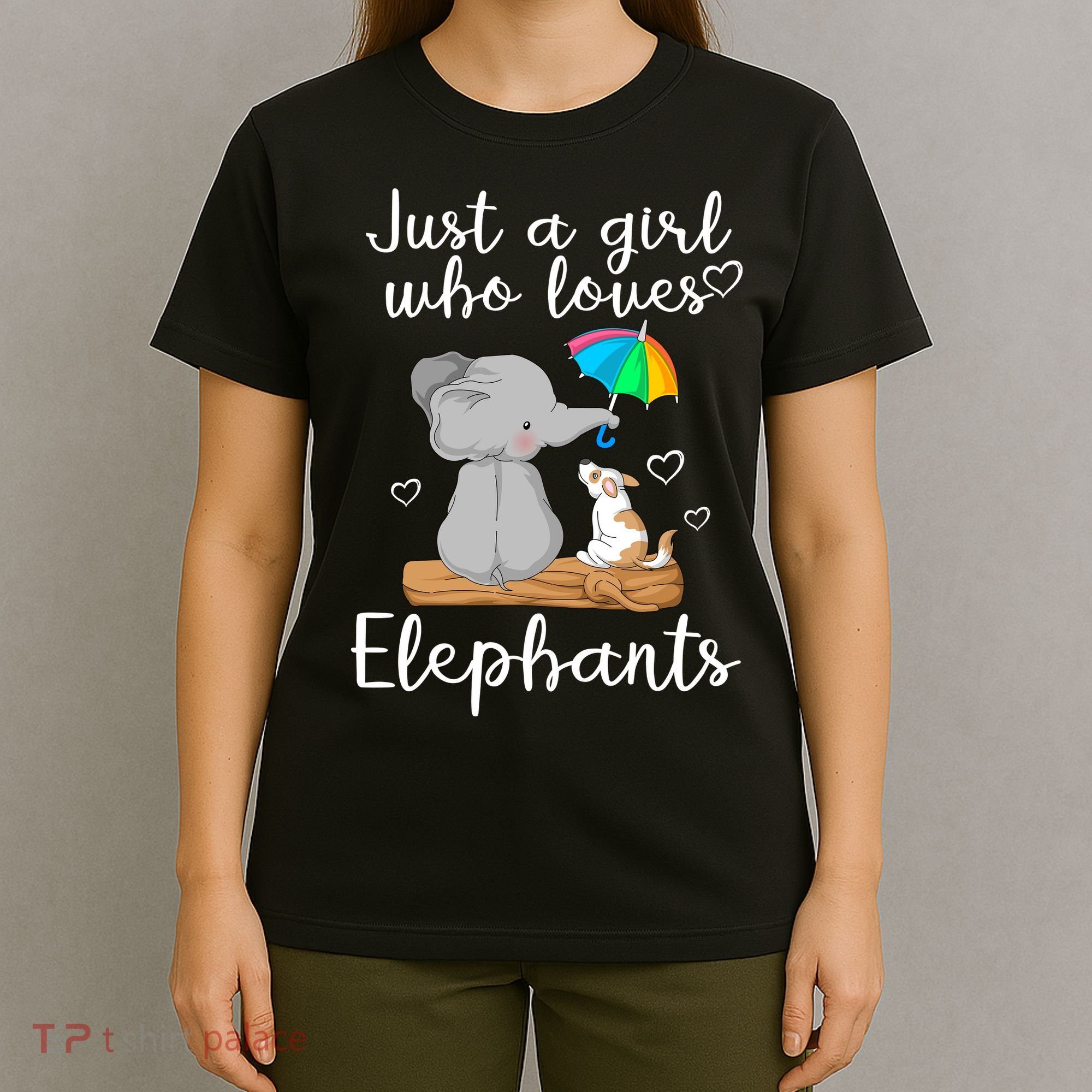 Just A Girl Who Loves Elephants T-Shirt