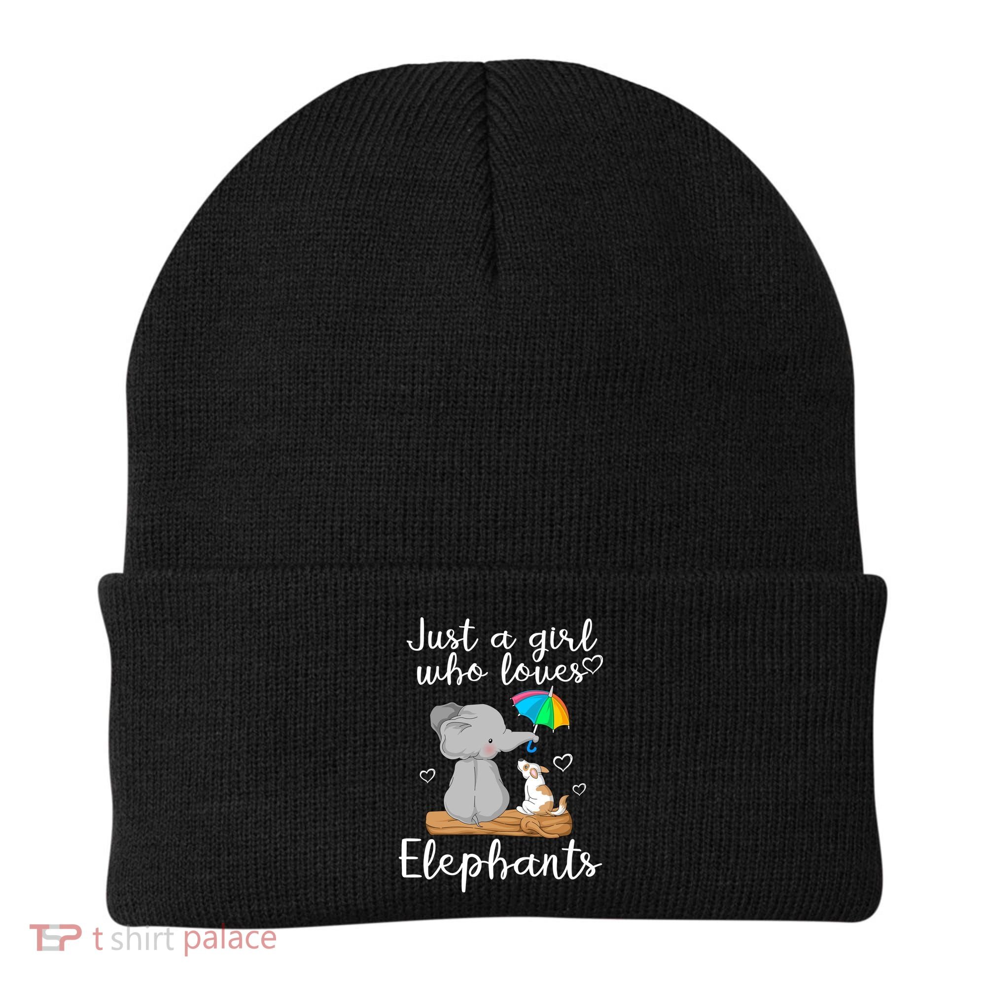 Just A Girl Who Loves Elephants Beanie