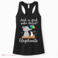 Just A Girl Who Loves Elephants Women's Tank Top thumb 0