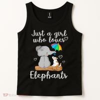 Just A Girl Who Loves Elephants Tank Top thumb 2
