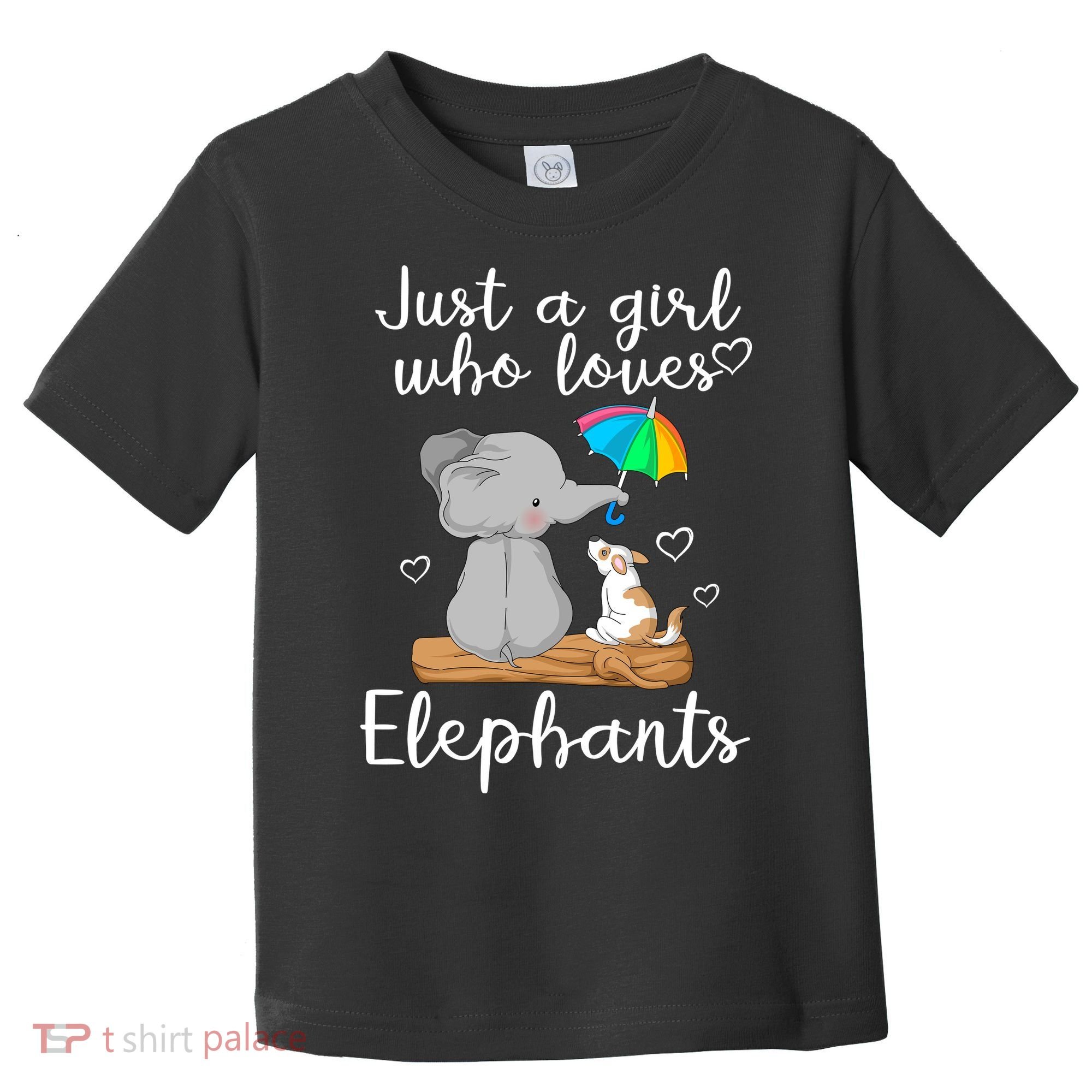 Just A Girl Who Loves Elephants Toddler T-Shirt
