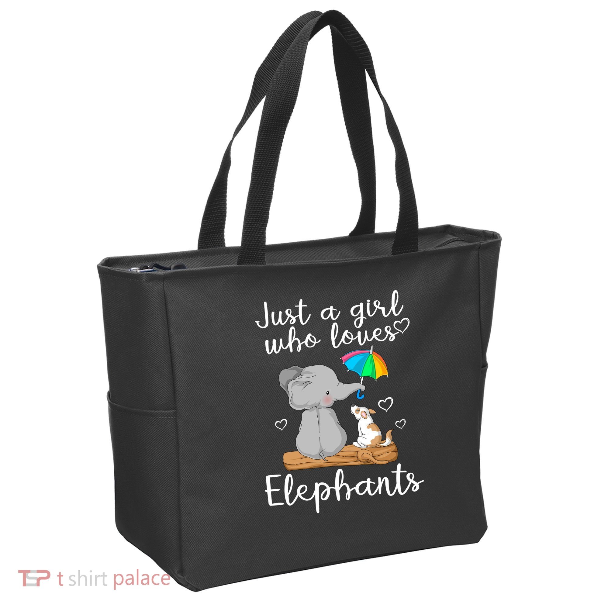 Just A Girl Who Loves Elephants Tote Bag