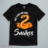 Just A Girl Who Loves Snakes Womens Snake T-Shirt thumb 5