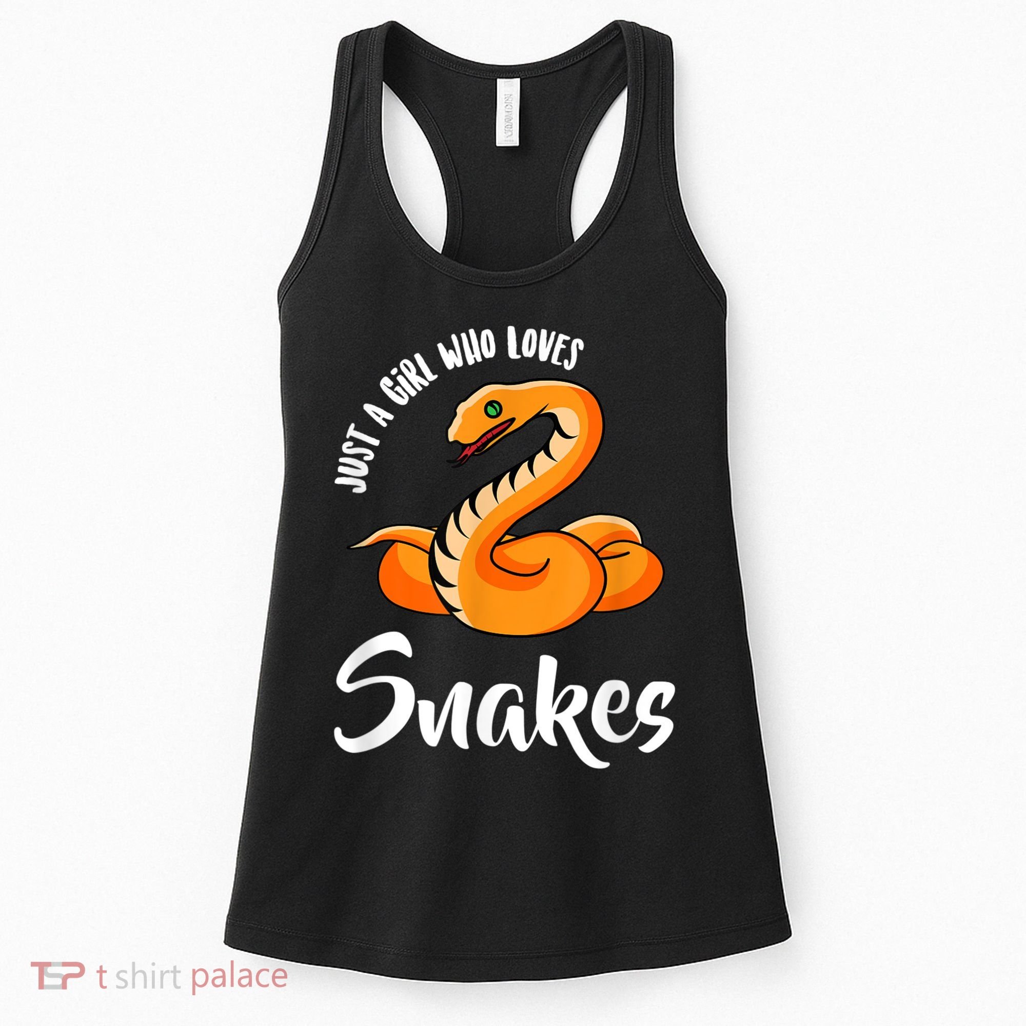 Just A Girl Who Loves Snakes Womens Snake Women's Tank Top