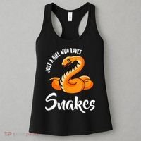 Just A Girl Who Loves Snakes Womens Snake Women's Tank Top thumb 3