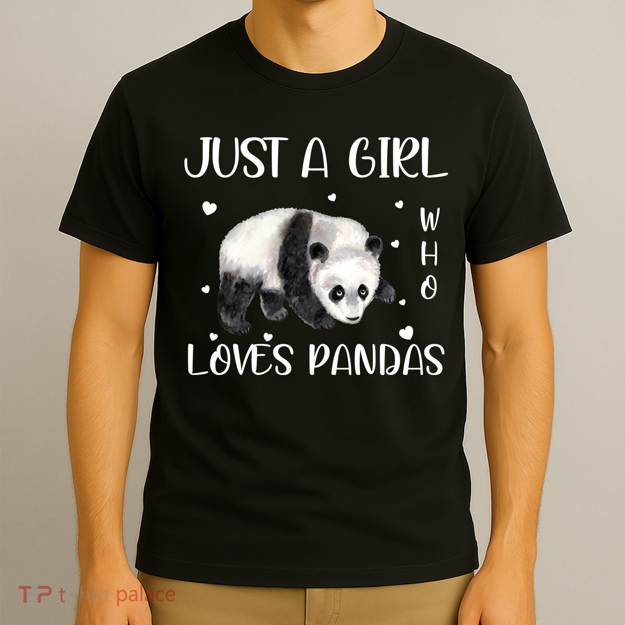 Just A Girl Who Loves Pandas T-Shirt