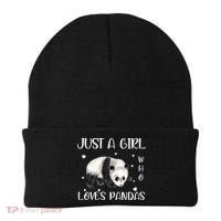 Just A Girl Who Loves Pandas Beanie thumb 0