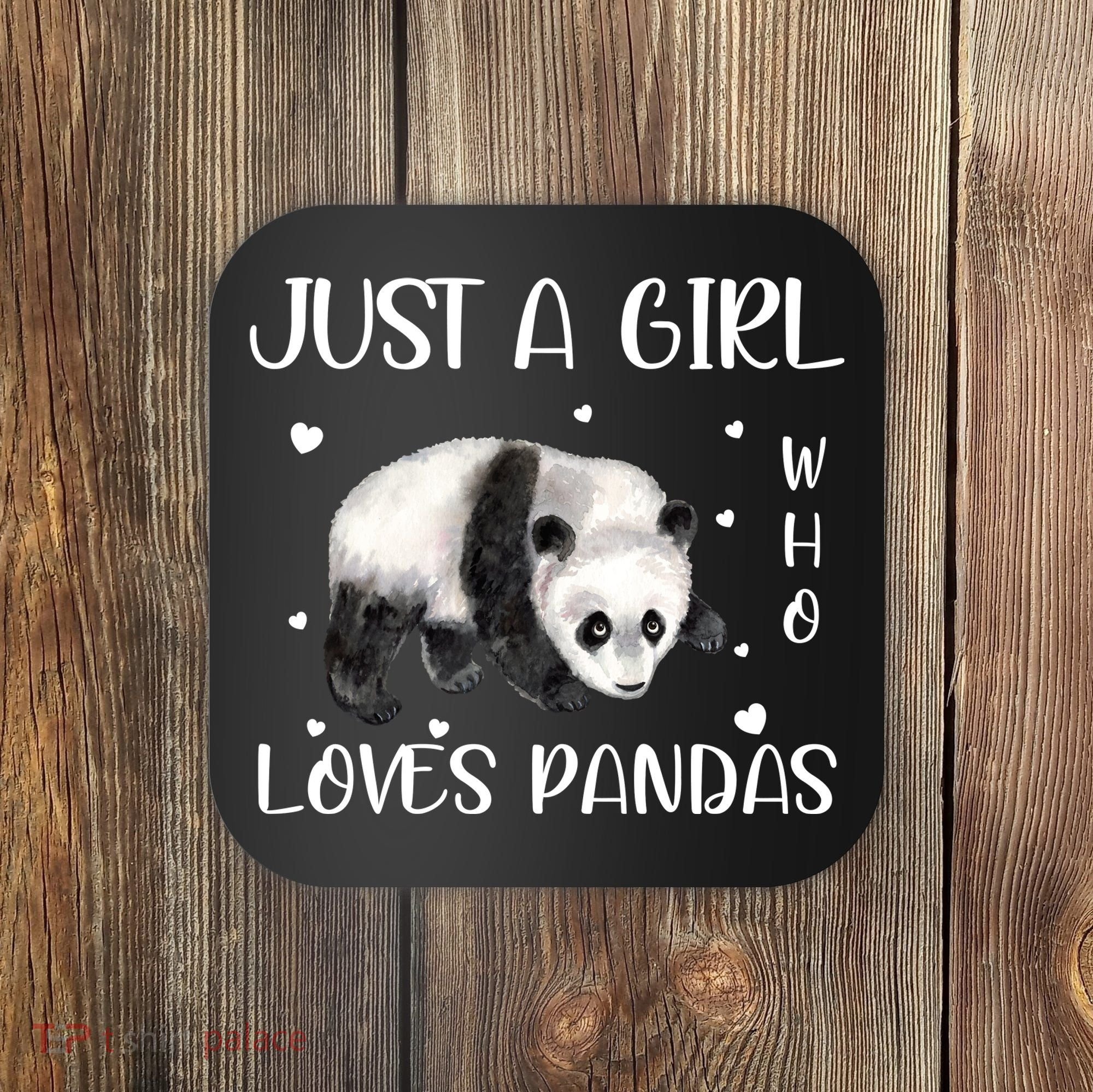 Just A Girl Who Loves Pandas Coaster