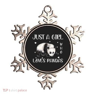 Just A Girl Who Loves Pandas Ornament