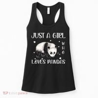 Just A Girl Who Loves Pandas Women's Tank Top thumb 0