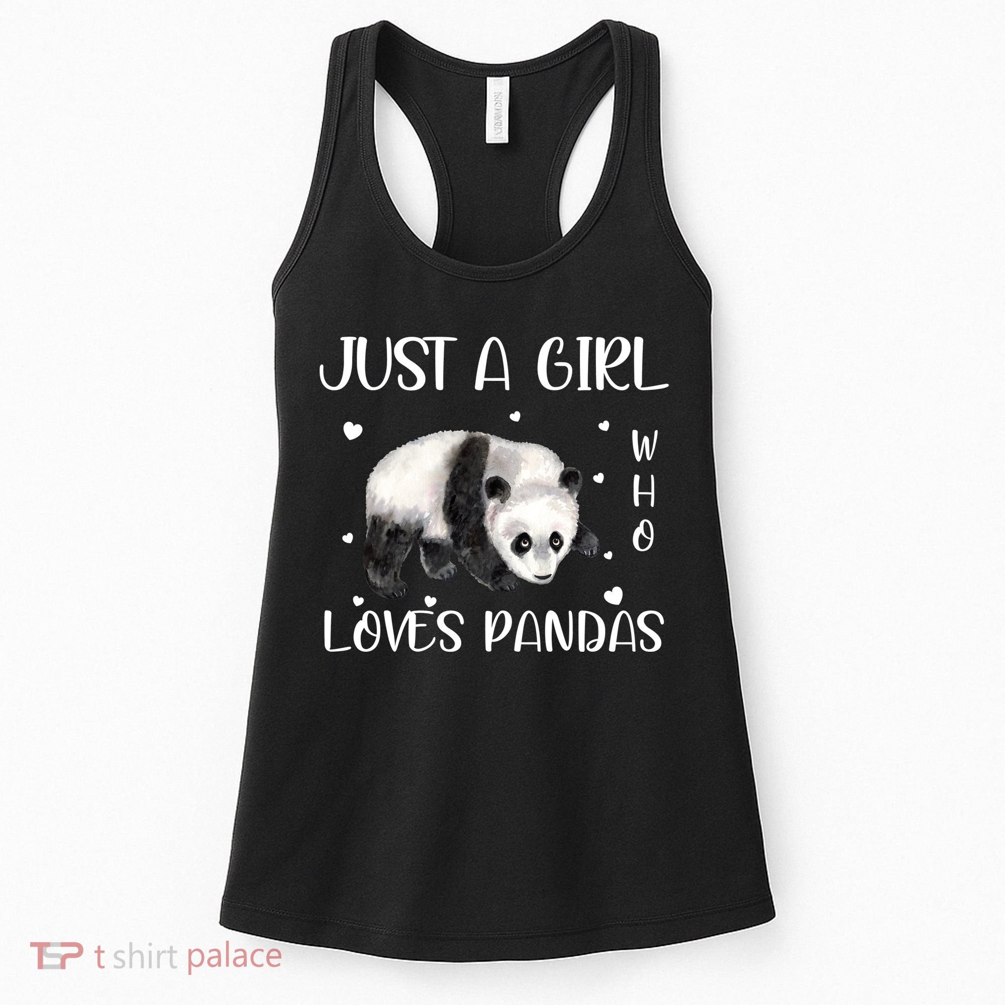 Just A Girl Who Loves Pandas Women's Tank Top