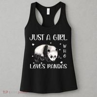 Just A Girl Who Loves Pandas Women's Tank Top thumb 3