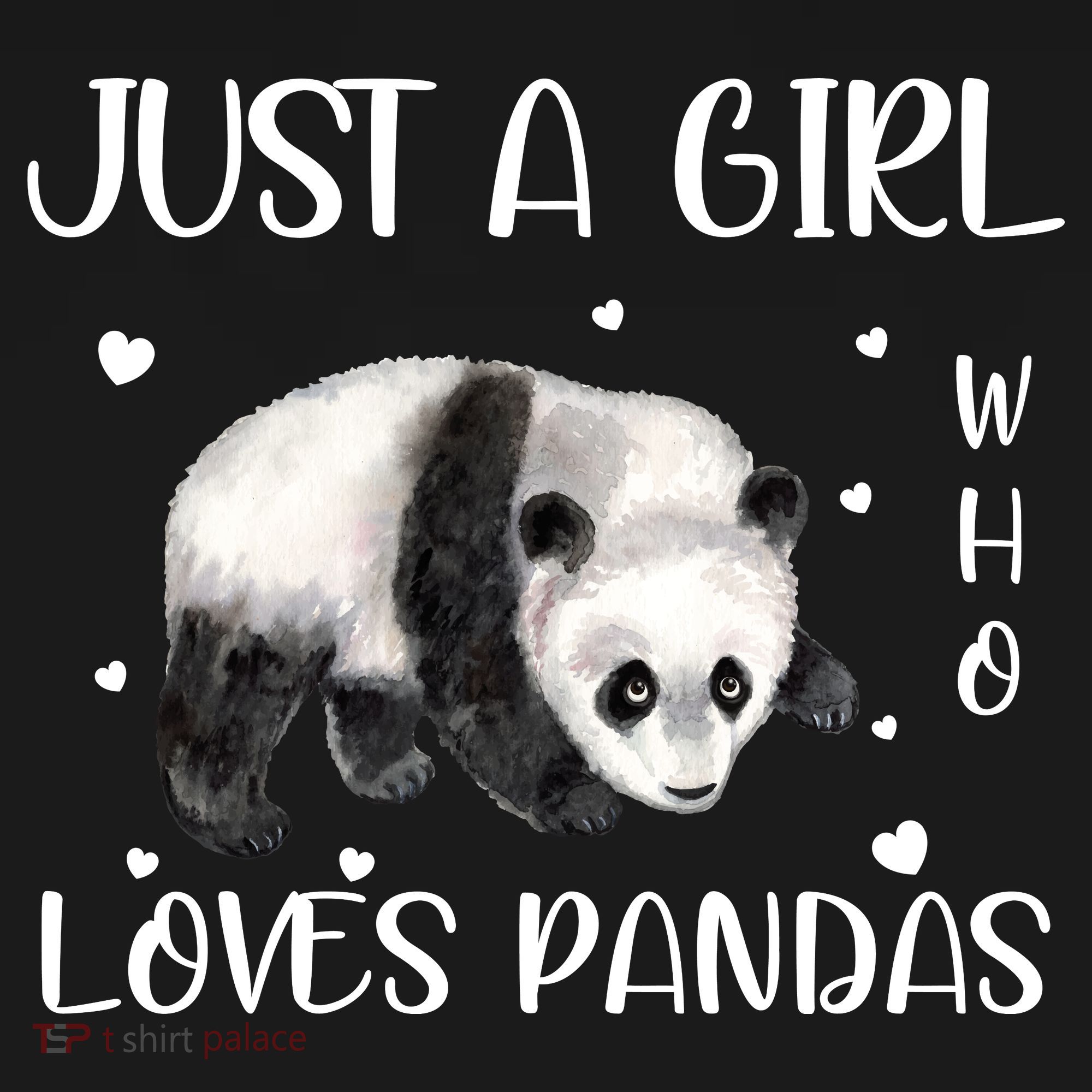 Just A Girl Who Loves Pandas Women's Tank Top