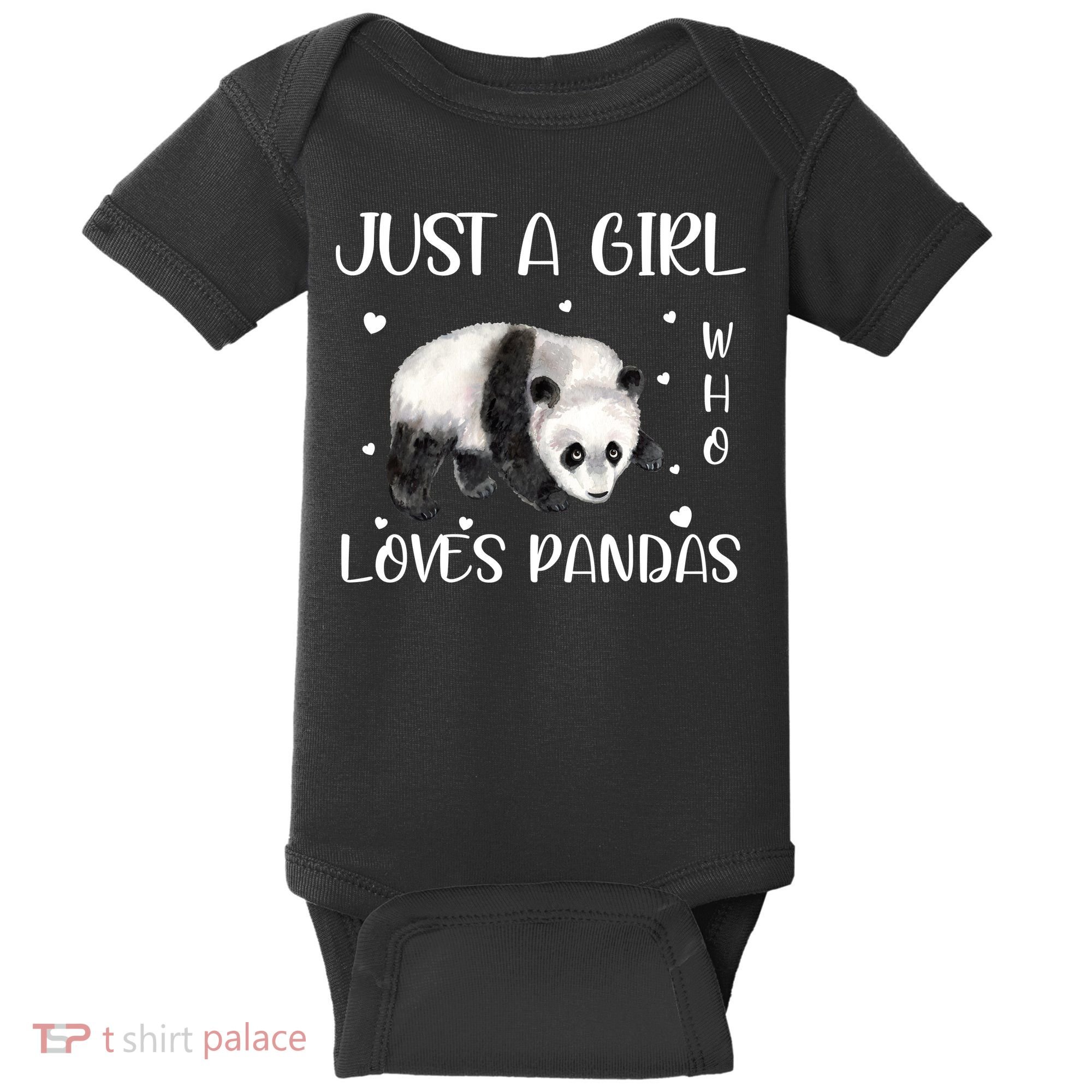 Just A Girl Who Loves Pandas Baby Bodysuit