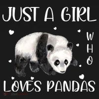 Just A Girl Who Loves Pandas Baby Bodysuit thumb 2
