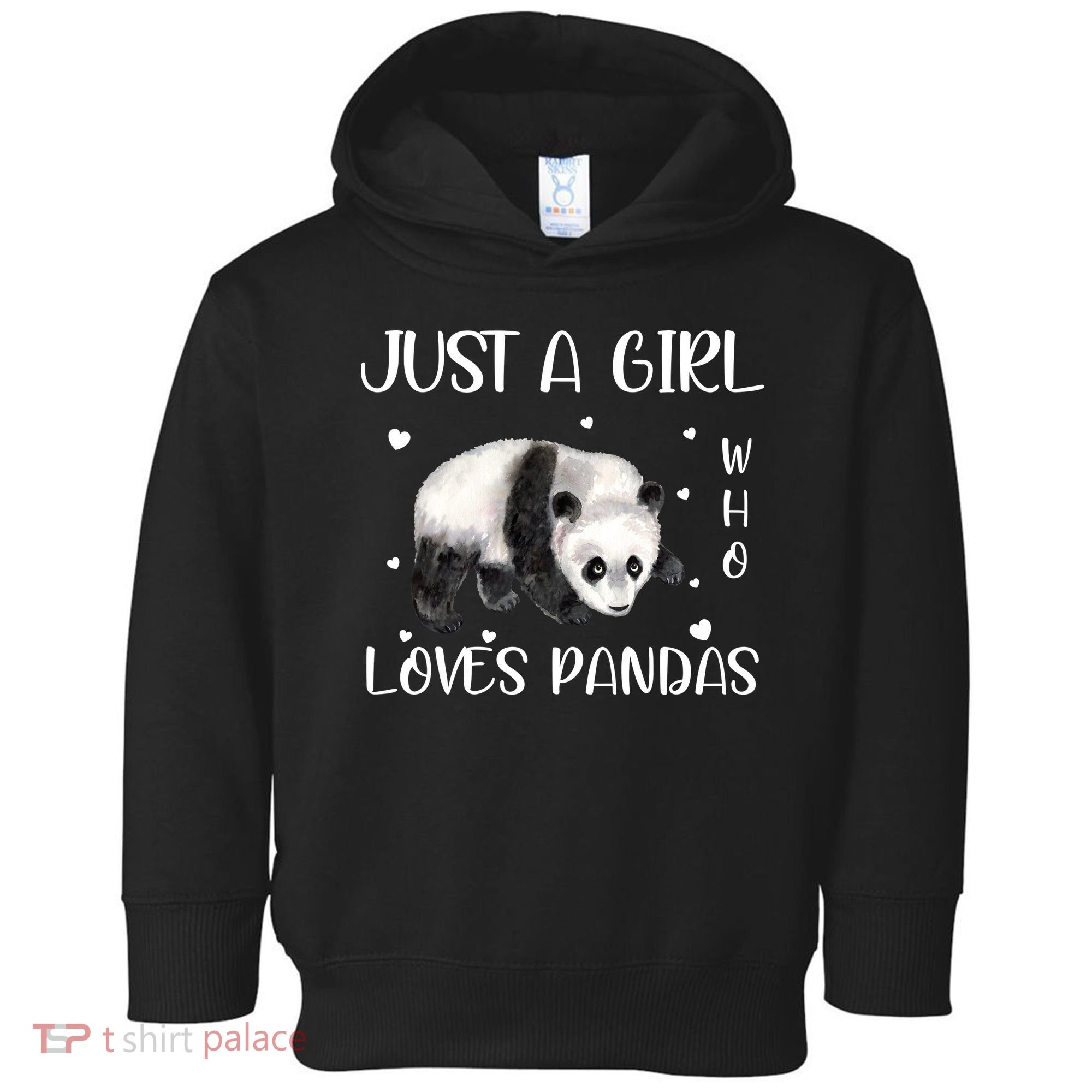 Just A Girl Who Loves Pandas Toddler Hoodie