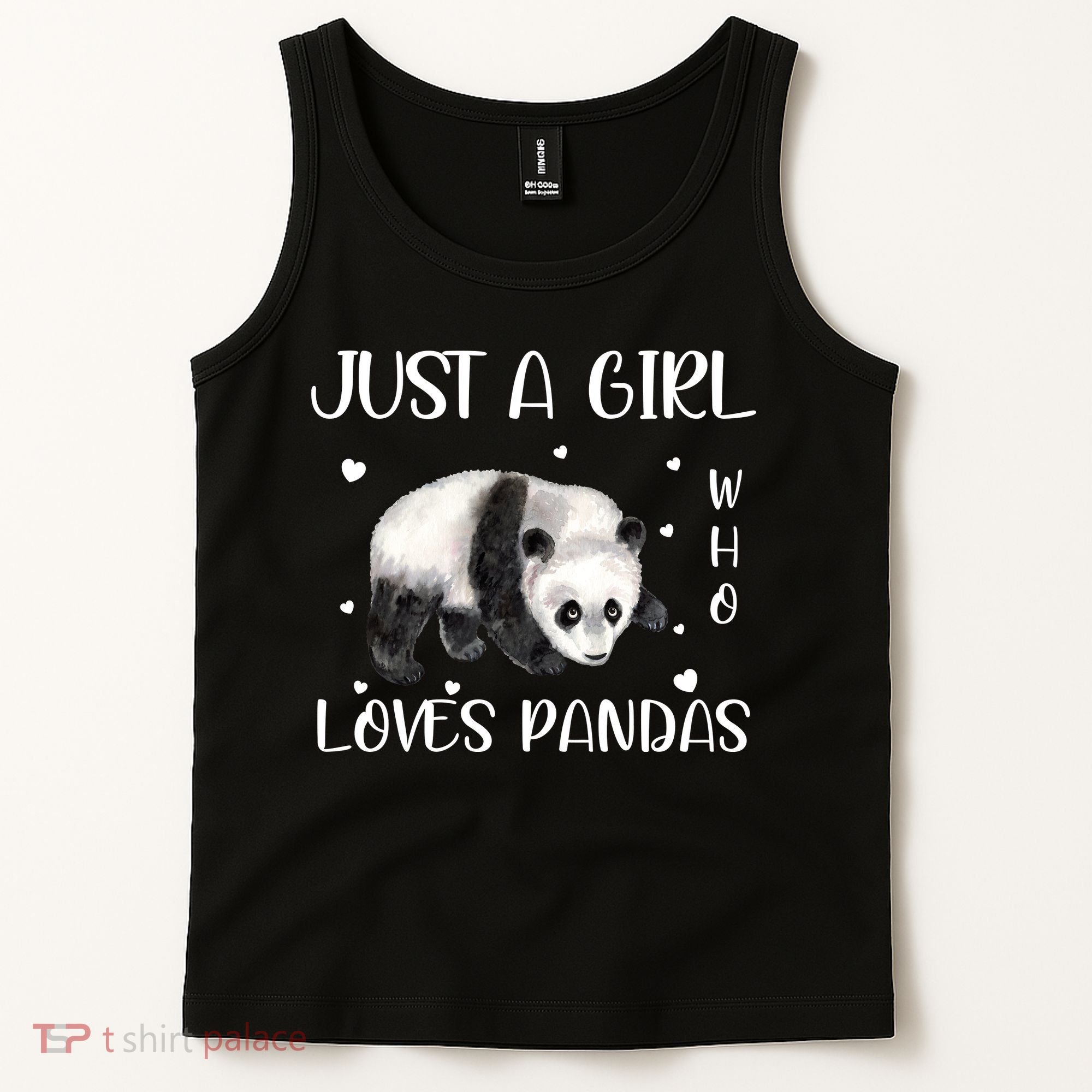 Just A Girl Who Loves Pandas Tank Top