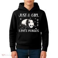 Just A Girl Who Loves Pandas Kids Hoodie thumb 4