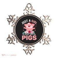 Just A Girl Who Loves Pigs Ornament thumb 0