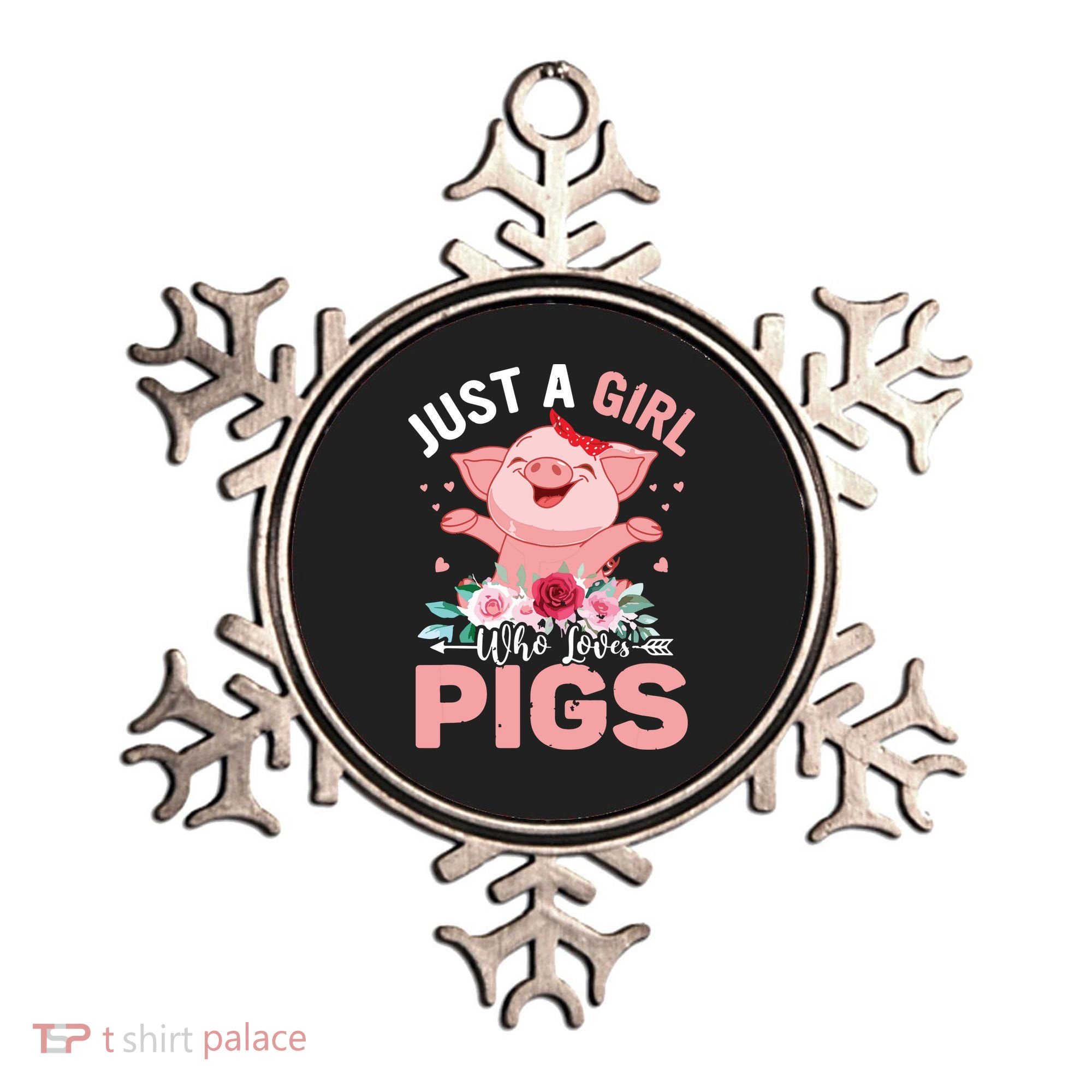 Just A Girl Who Loves Pigs Ornament