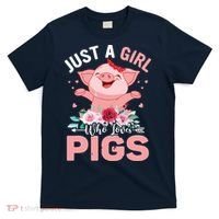 Just A Girl Who Loves Pigs T-Shirt thumb 0
