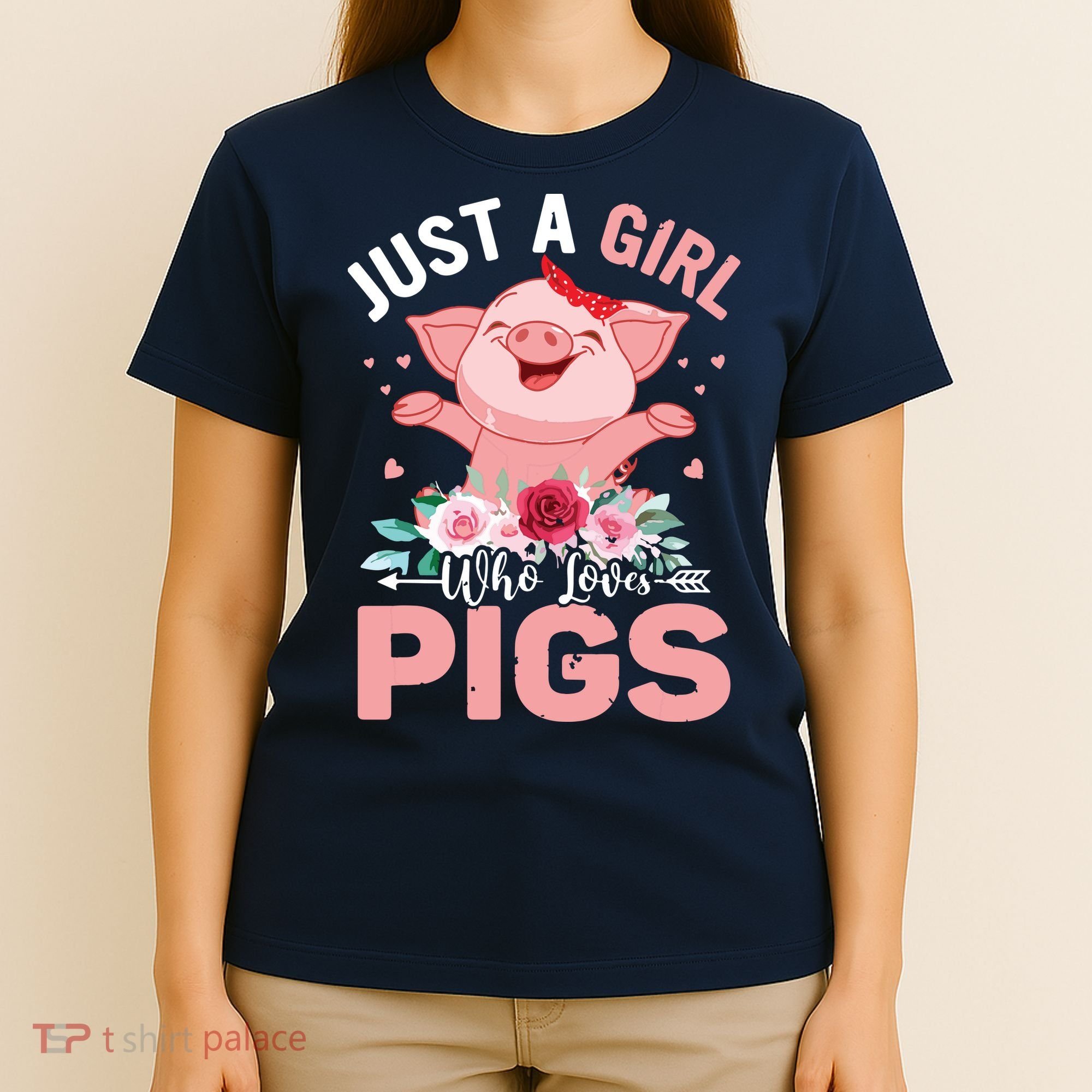 Just A Girl Who Loves Pigs T-Shirt