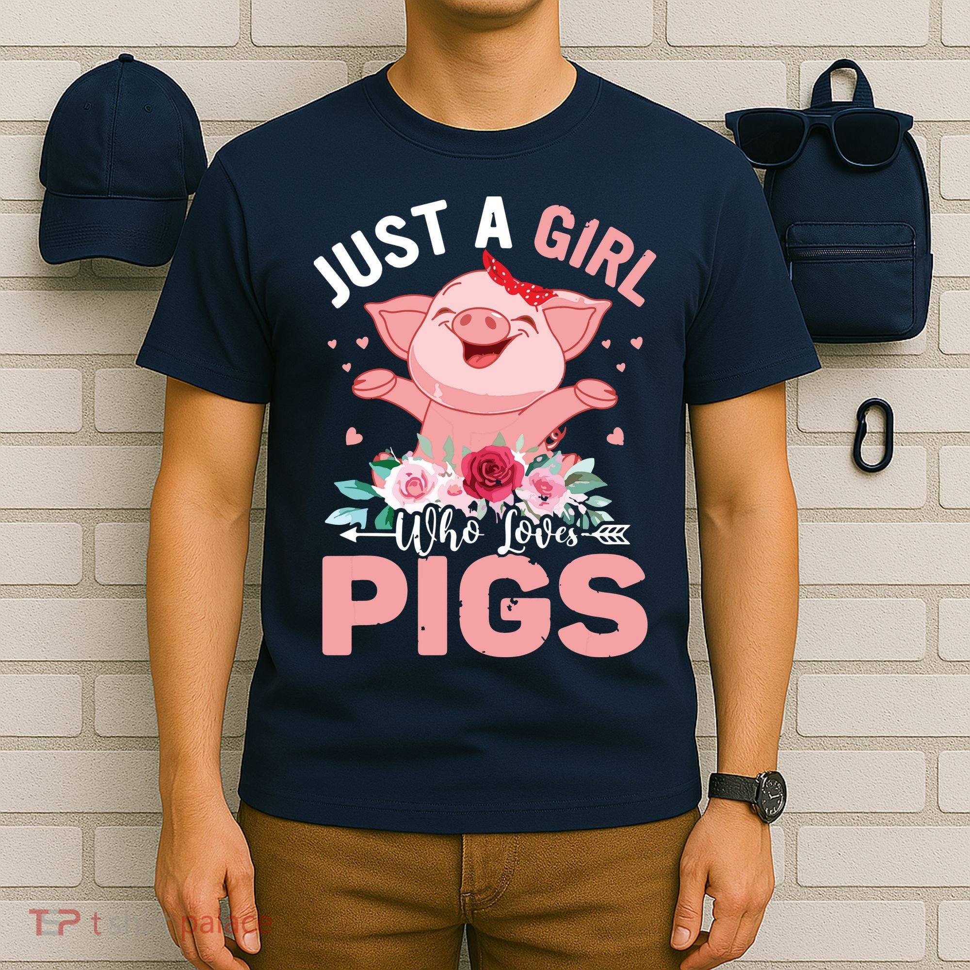 Just A Girl Who Loves Pigs T-Shirt