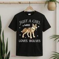 Just A Girl Who Loves Wolves T-Shirt thumb 2