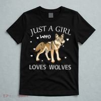 Just A Girl Who Loves Wolves T-Shirt thumb 5