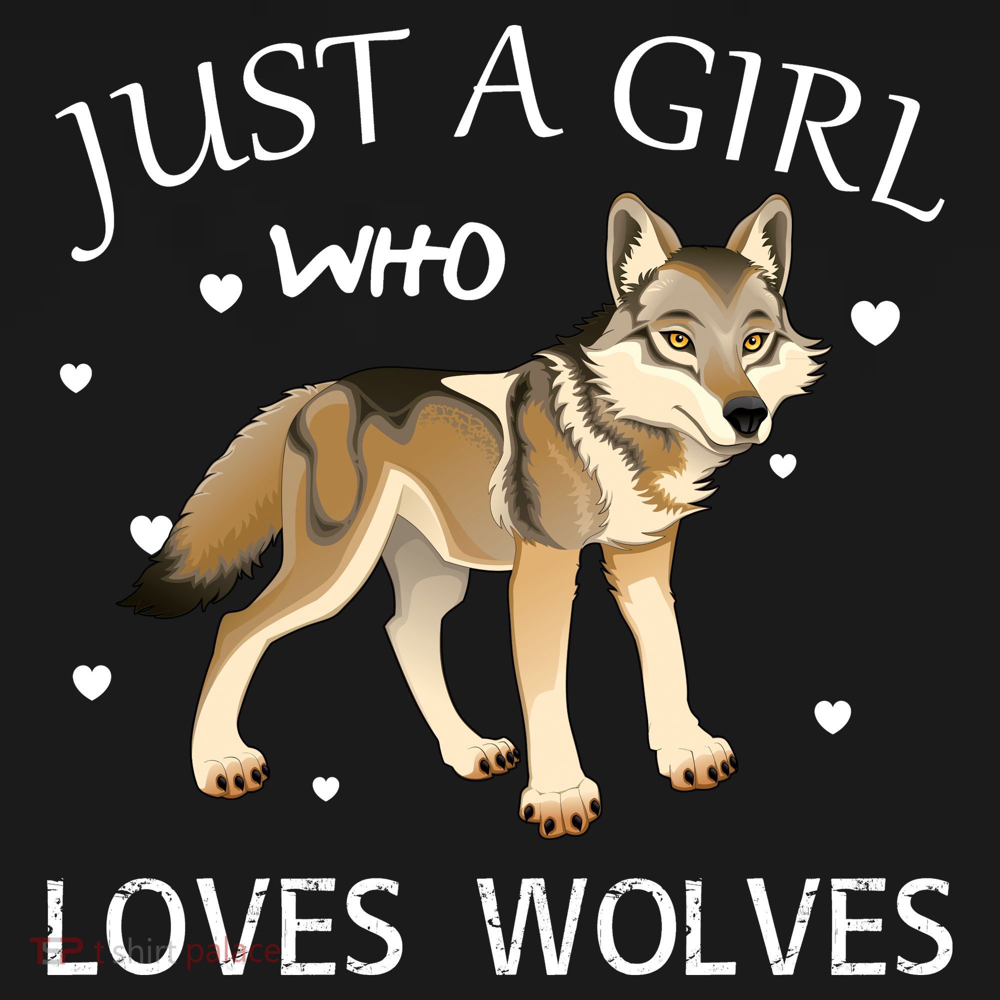 Just A Girl Who Loves Wolves Women's Hoodie