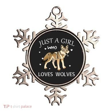 Just A Girl Who Loves Wolves Ornament