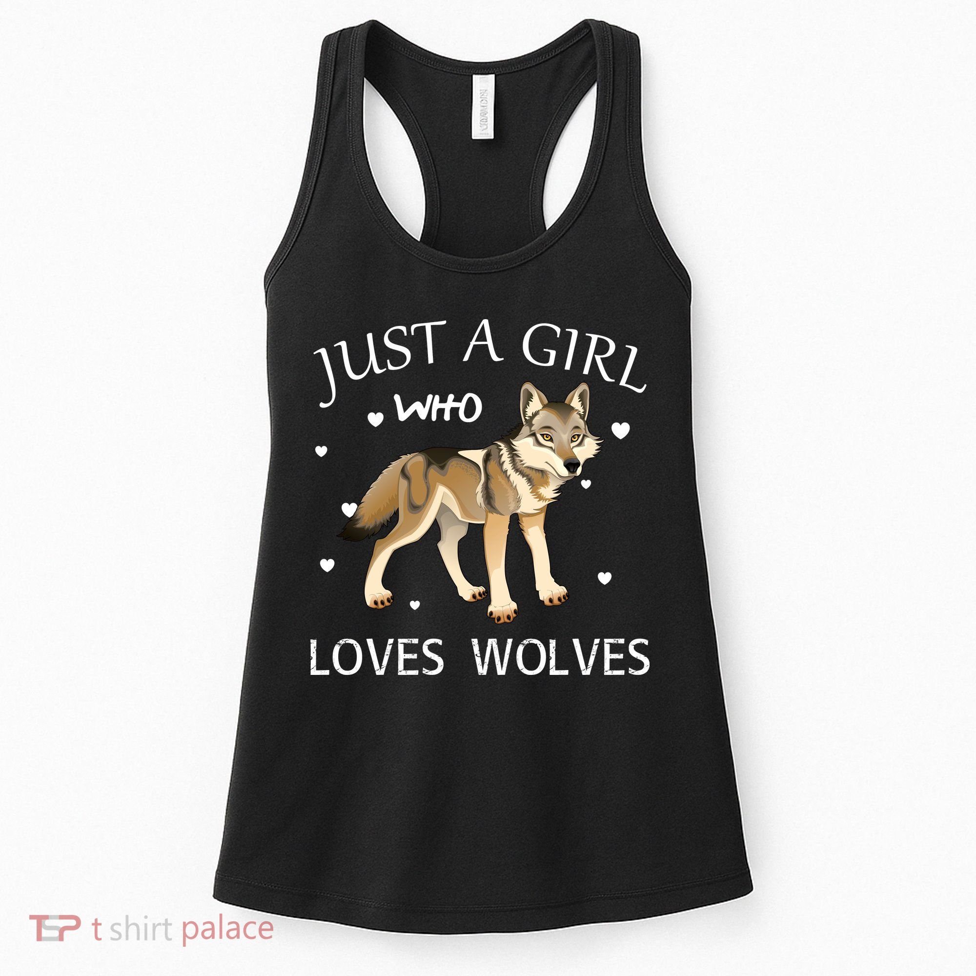 Just A Girl Who Loves Wolves Women's Tank Top
