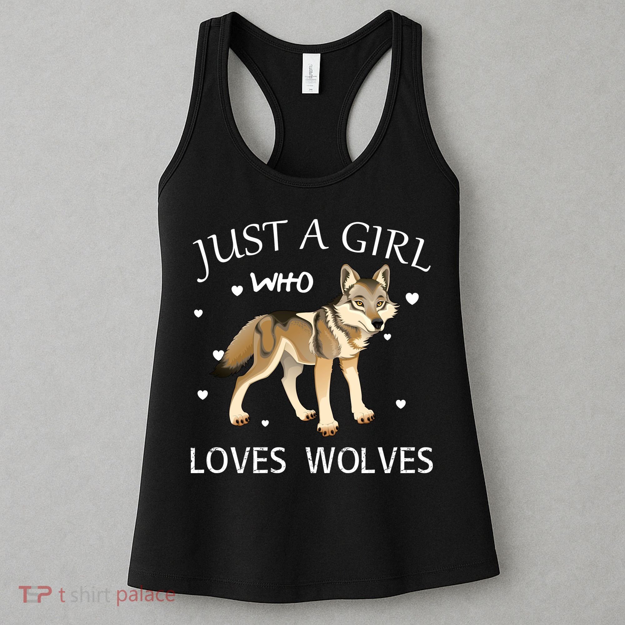 Just A Girl Who Loves Wolves Women's Tank Top