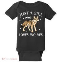 Just A Girl Who Loves Wolves Baby Bodysuit thumb 0