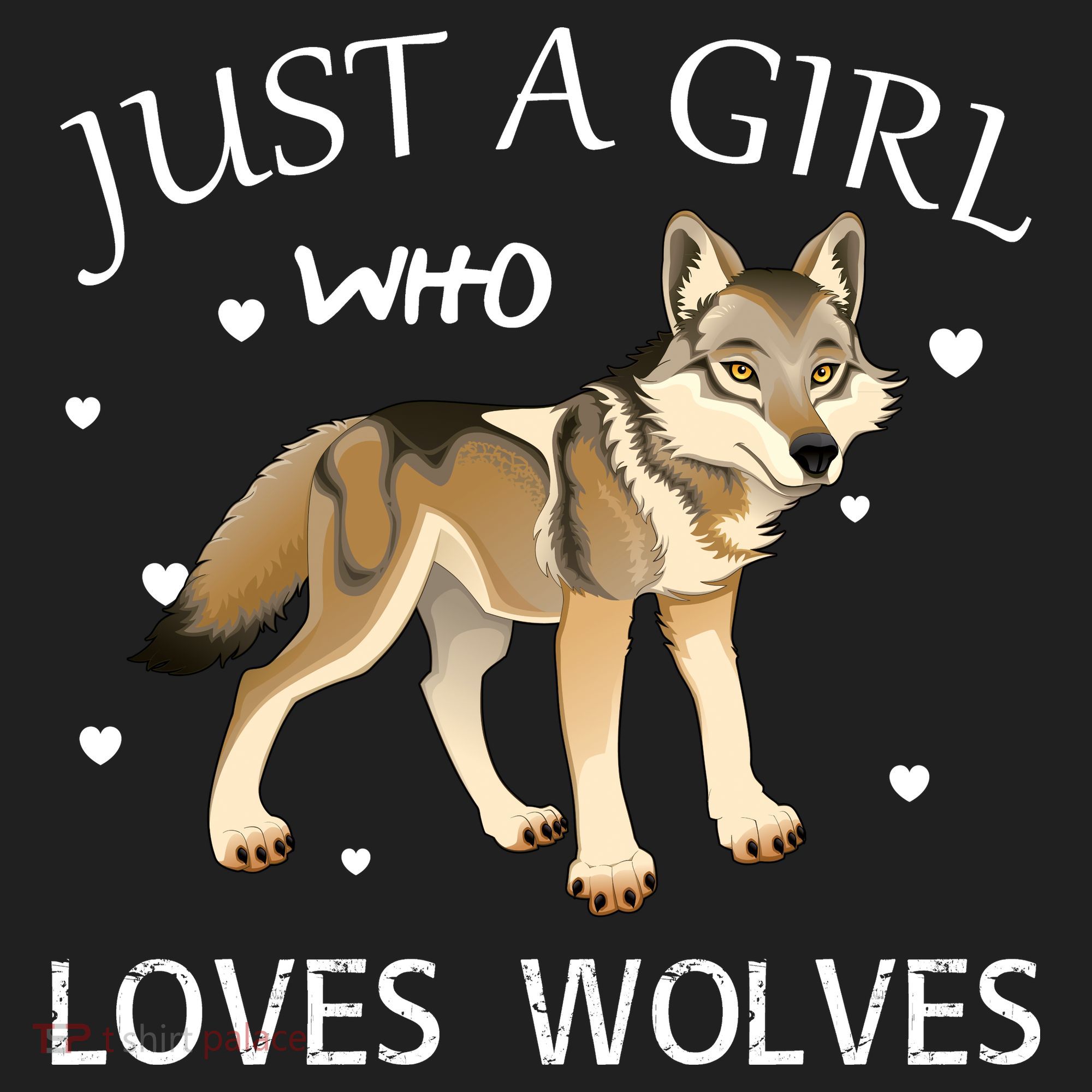 Just A Girl Who Loves Wolves Hat
