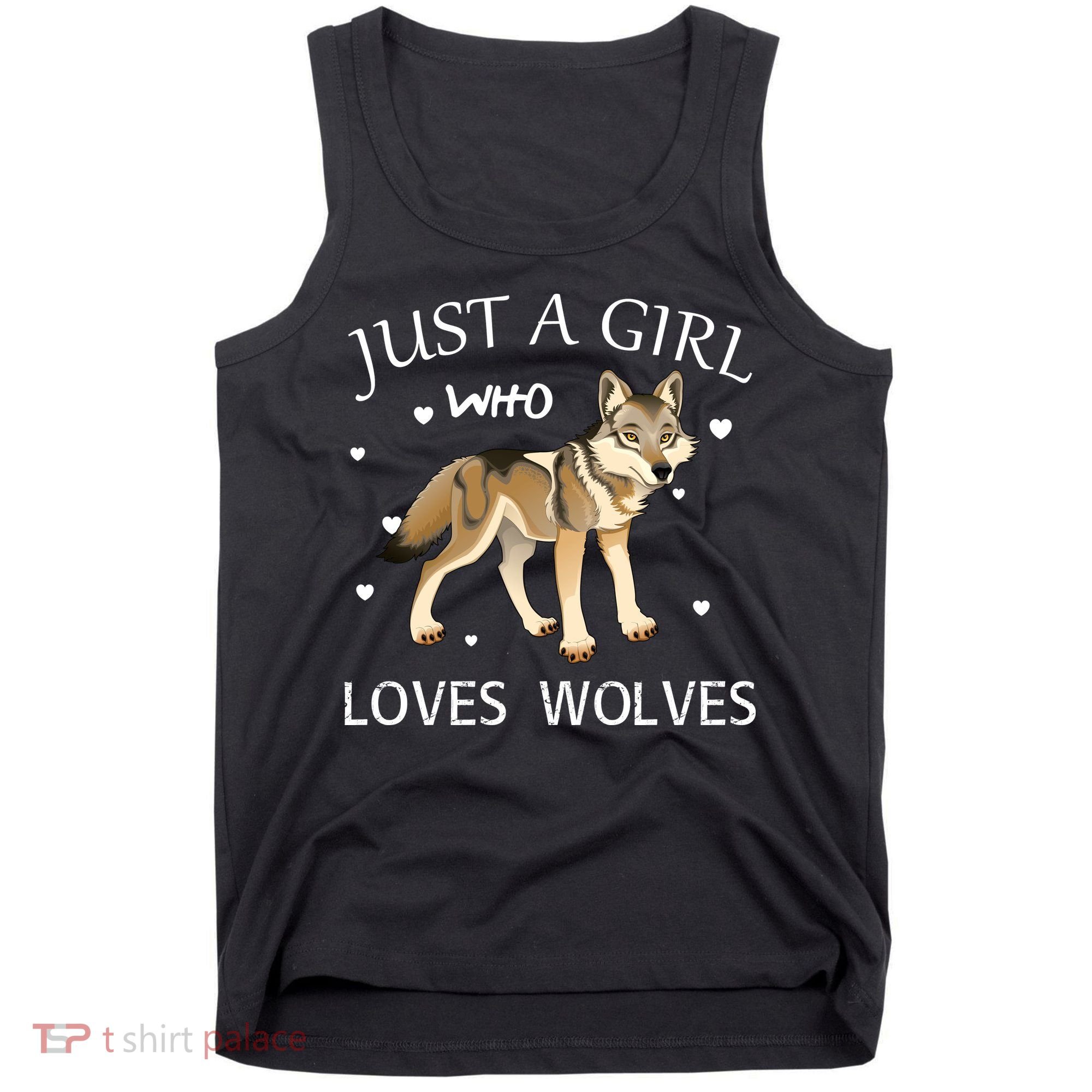 Just A Girl Who Loves Wolves Tank Top