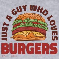 Just A Guy Who Loves Burgers Women's Sweatshirt thumb 2