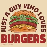 Just A Guy Who Loves Burgers Tote Bag thumb 4